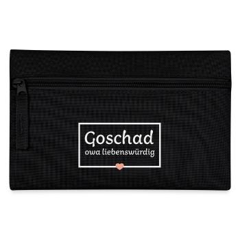 Goschad oba Liebenwert - Federtasche - Schwarz - Vorne