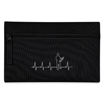 Ingenieur - Herzschlag - Federtasche - Schwarz - Vorne