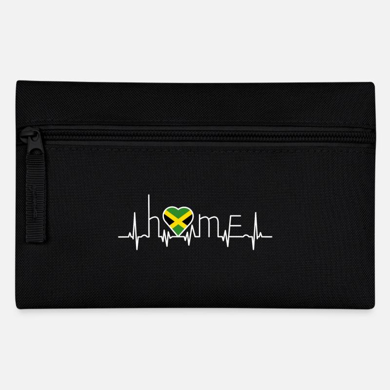 j'aime la maison la maison Jamaïque - Trousse - noir