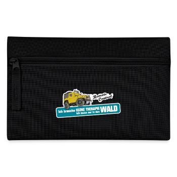 Keine Therapie - Nur RC - RC Geländewagen Liebe - Federtasche - Schwarz - Vorne