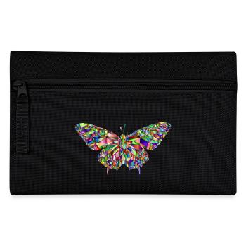 Schmetterling Mosaik - Federtasche - Schwarz - Vorne