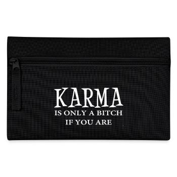 KARMA - Federtasche - Schwarz - Vorne