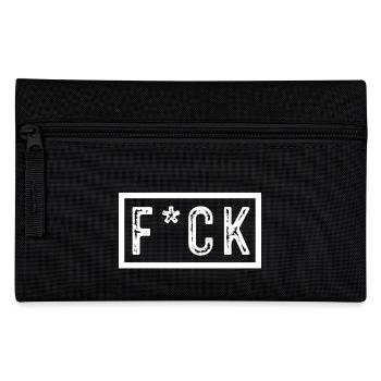 F*ck - Federtasche - Schwarz - Vorne