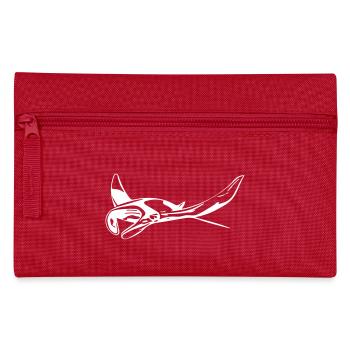 Manta Rays - Pencil Case - red - Front