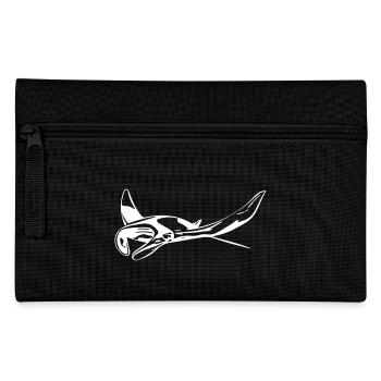 Manta Rochen - Federtasche - Schwarz - Vorne