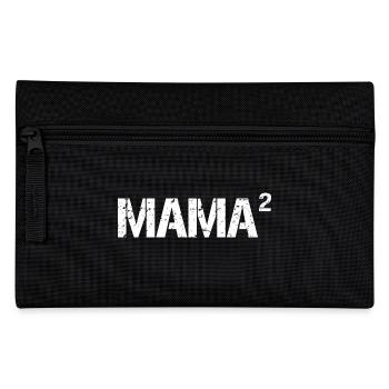 Mama von 2 Kindern - Awesome Mom Geschenk für Muttertag - Federtasche - Schwarz - Vorne