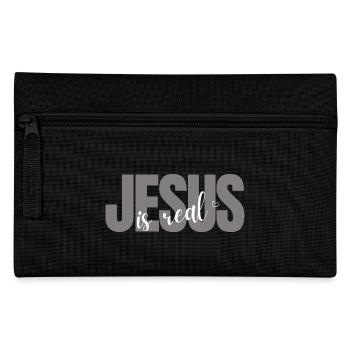 Jesus is Real - Federtasche - Schwarz - Vorne
