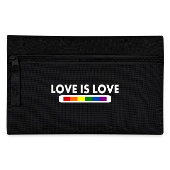 Love is love - Federtasche - Schwarz - Vorne