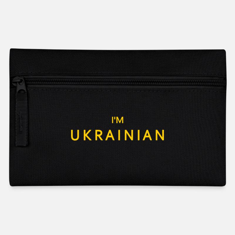 Ukraine - Federtasche - Schwarz