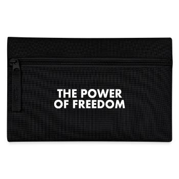 The power of freedom - Pencil Case - black - Front