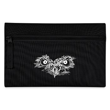 Yeux de hibou - Bec de hibou - Trousse - noir - Devant