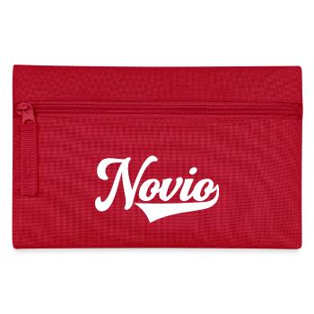 Novio Boyfriend Engagement Wedding Groom’s Gift - Trousse - rouge - Devant