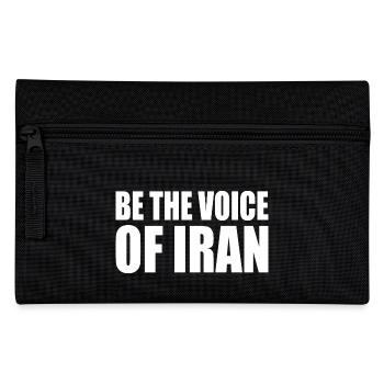 Be the voice of iran - Federtasche - Schwarz - Vorne