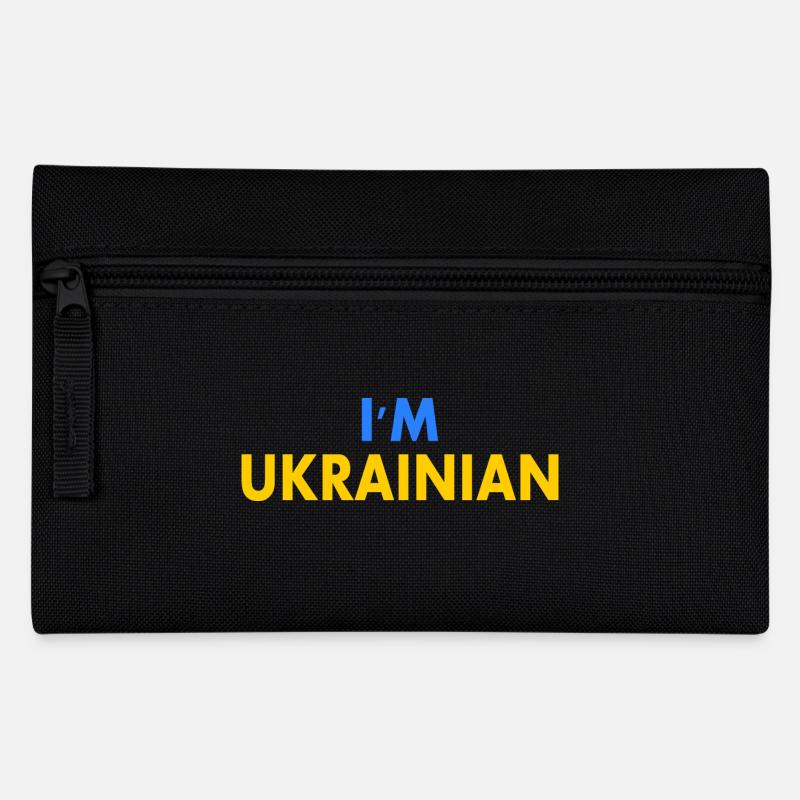 Im ukrainian - Federtasche - Schwarz