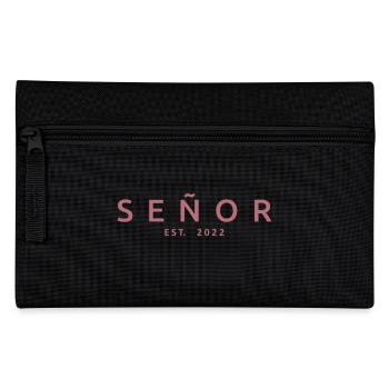 2022 Fête de mariage du marié de fiançailles - Trousse - noir - Devant