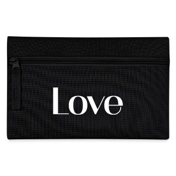 HEILIGER VALENTINSTAG. LIEBE. Junggesellinnenabschied. ICH LIEBE DICH. ICH LIEBE DICH. - Federtasche - Schwarz - Vorne