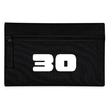 30. 30 ANS. 30e ANNIVERSAIRE. ANNIVERSAIRE 30 ANS. - Trousse - noir - Devant