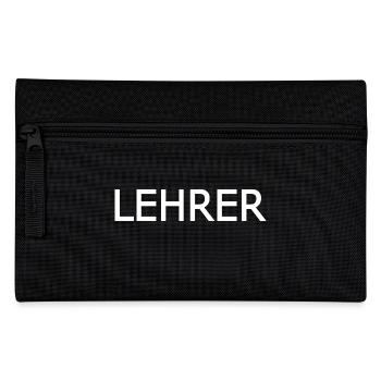 Lehrer - Federtasche - Schwarz - Vorne