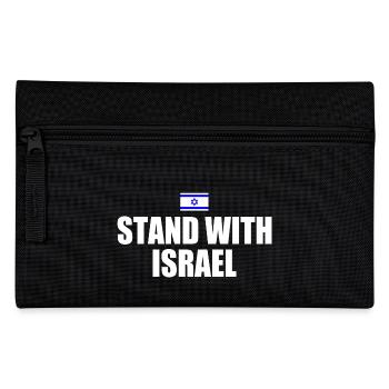 Stand with israel - Pencil Case - black - Front