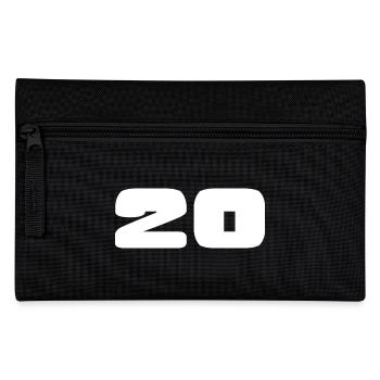 20. 20 ANS. 20e ANNIVERSAIRE. ANNIVERSAIRE 20 ANS. - Trousse - noir - Devant