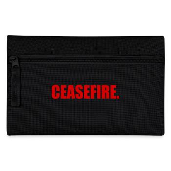 Ceasefire - Federtasche - Schwarz - Vorne