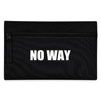 No way - Pencil Case - black - Front