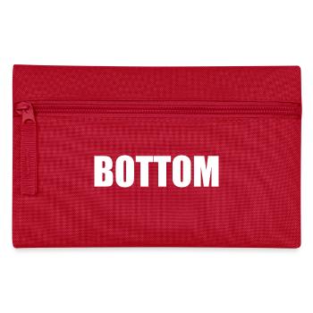 Bottom - Pencil Case - red - Front