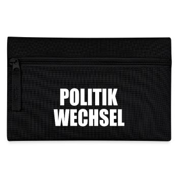 politikwechsel - Federtasche - Schwarz - Vorne