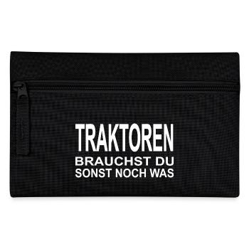 Traktor - Federtasche - Schwarz - Vorne