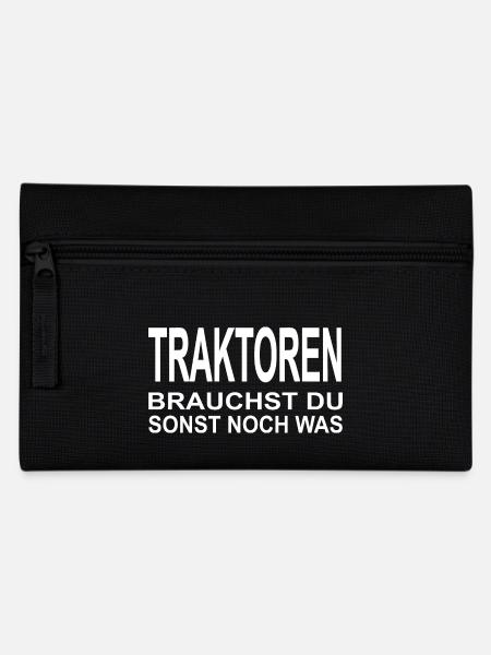 Traktor - Federtasche - Schwarz