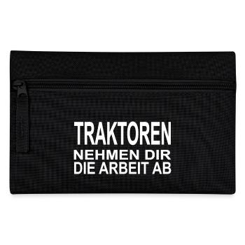 Traktor - Federtasche - Schwarz - Vorne