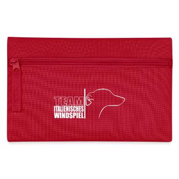 TEAM Italian Greyhound Dog Wilsigns - Pencil Case - red - Front