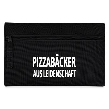 Pizza - Federtasche - Schwarz - Vorne