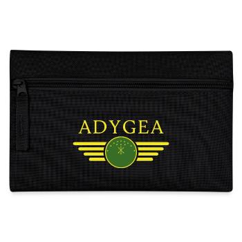 J’aime Adygea, T-shirt design de style élégance - Trousse - noir - Devant