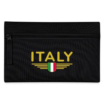 Ich liebe Italien Design T-Shirt Outfit - Federtasche - Schwarz - Vorne