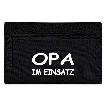 Opa - Federtasche - Schwarz - Vorne