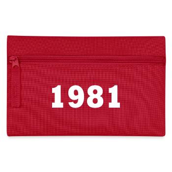 1981 - Federtasche - Rot - Vorne