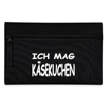 Käsekuchen - Federtasche - Schwarz - Vorne