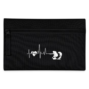 Wakeboarding Heartbeat - Pencil Case - black - Front