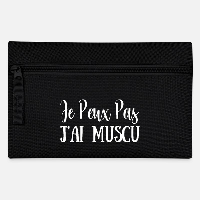 J'peux pas j'ai MUSCU - Musculation - Trousse - noir