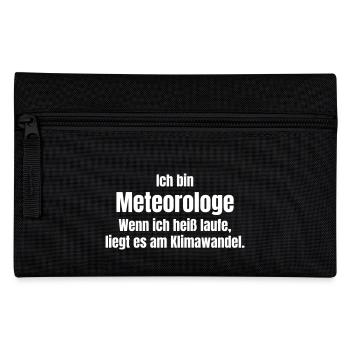 Meteorologe - Federtasche - Schwarz - Vorne