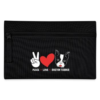 Boston Terrier - Pencil Case - black - Front