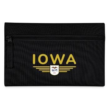 Iowa Fan T-Shirt – Your State! - Pencil Case - black - Front