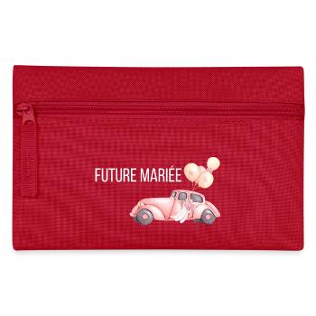 Die zukünftige Braut - Hochzeitsauto - Federtasche - Rot - Vorne