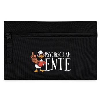 Psychisch Am Ente - Federtasche - Schwarz - Vorne
