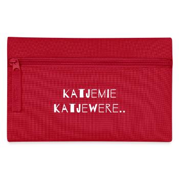 Katjemie chaton. Chemise en dialecte flamand occidental - Trousse - rouge - Devant