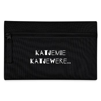 Katjemie kitten. West Flemish dialect Shirt - Pencil Case - black - Front