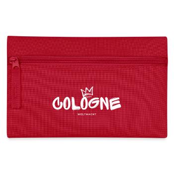 Cologne Köln Weltmacht - Federtasche - Rot - Vorne
