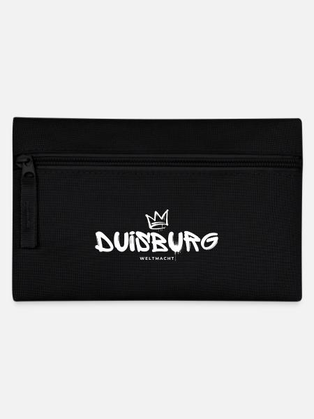 Duisburg Weltmacht - Federtasche - Schwarz