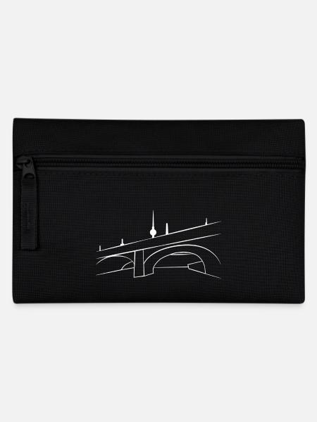 Urban Sketch Spreebrücke w - Pencil Case - black